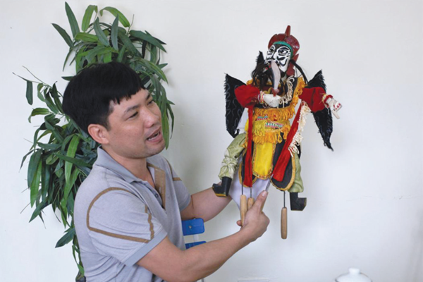 Rối cạn Tế Tiêu: “Đặc sản” của chốn đồng quê - Anh 1
