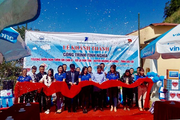 Tặng trường mầm non cho huyện vùng cao tỉnh Lào Cai - Anh 1