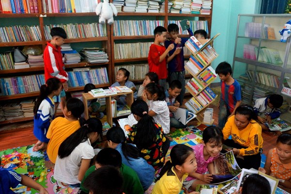Tặng thư viện cho nhiều địa phương ở Hòa Bình: Món quà ý nghĩa và thiết thực cho học sinh - Anh 1