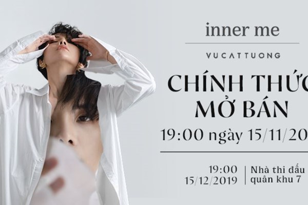 Vũ Cát Tường bất ngờ công bố concert “Inner Me” dành cho khán giả phía Nam - Anh 1