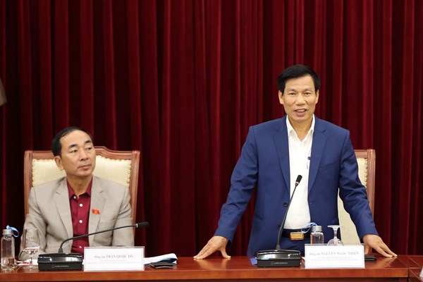 Bộ trưởng Nguyễn Ngọc Thiện: Tạo sức bứt phá trên quê hương cách mạng - Anh 1