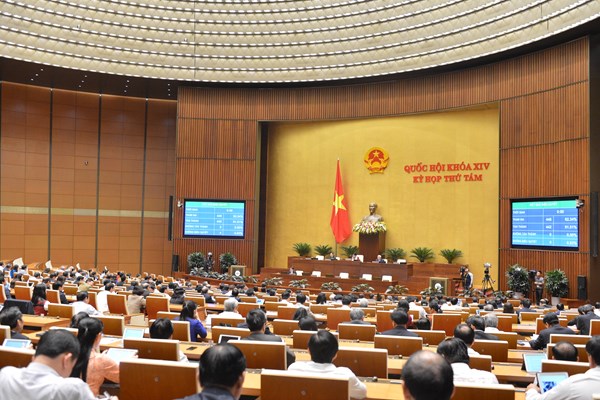 Quốc hội biểu quyết thông qua Luật Thư viện - Anh 1