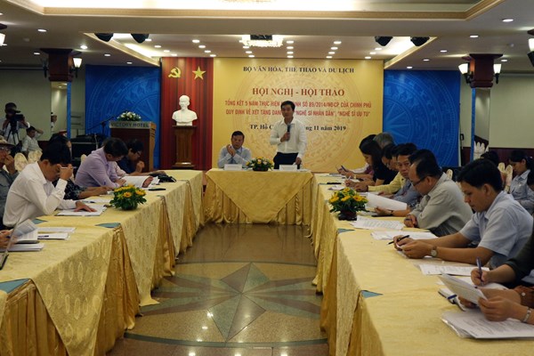 Đề xuất sửa đổi, bổ sung một số điều của Nghị định về xét tặng danh hiệu NSND, NSƯT: “Tiêu chí đặc thù thì đừng đo độ tuổi” - Anh 1