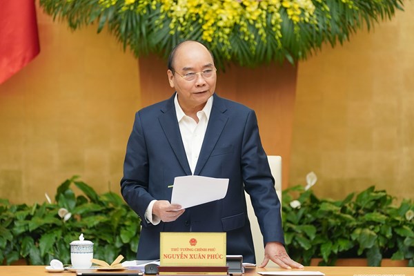 Thủ tướng chủ trì phiên họp Chính phủ thường kỳ tháng 11.2019 - Anh 1