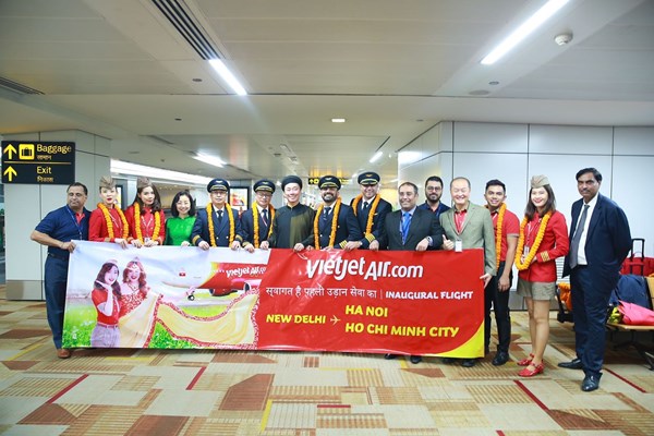 Vietjet tiên phong khai trương hai đường bay thẳng từ Việt Nam tới New Delhi (Ấn Độ) - Anh 5