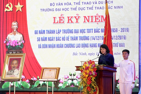 Trường Đại học TDTT Bắc Ninh: Phát huy truyền thống đầu tàu của chiếc nôi đào tạo về thể thao hàng đầu cả nước - Anh 2