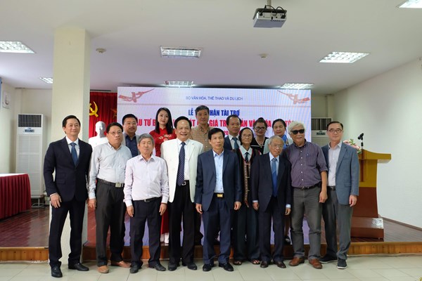 Lễ tiếp nhận tài trợ 20 tỉ đồng hỗ trợ bảo tồn và phát huy di sản văn hóa dân tộc - Anh 2