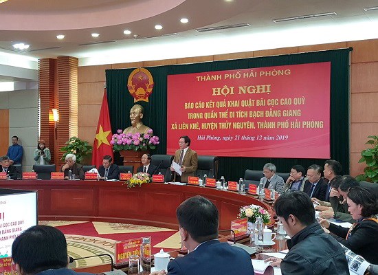 Phát hiện bãi cọc Cao Quỳ (Thủy Nguyên - Hải Phòng): Nghìn thu soi rạng giống dòng quang vinh - Anh 1