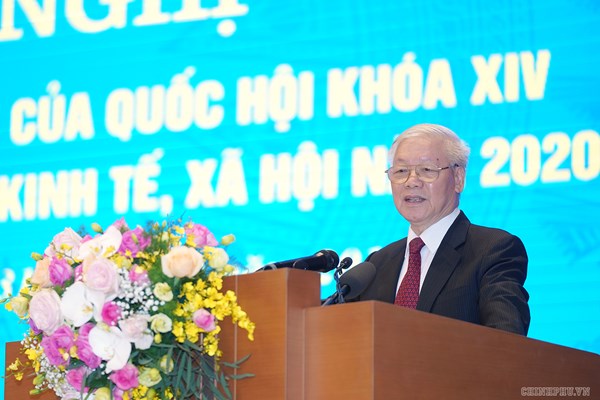 Tổng Bí thư, Chủ tịch nước chỉ đạo 5 nhiệm vụ trọng tâm trong năm 2020 - Anh 1