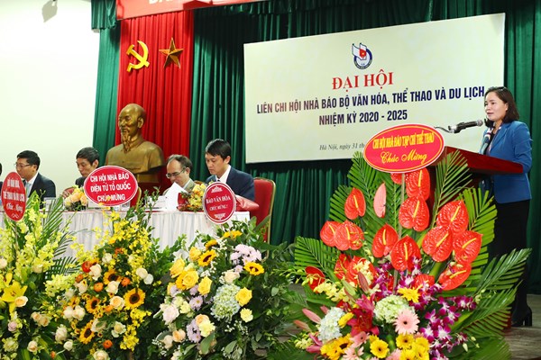 Đại hội Liên Chi hội Nhà báo Bộ VHTTDL:  Phát huy sức mạnh, tạo sức lan tỏa và dấu ấn riêng - Anh 2