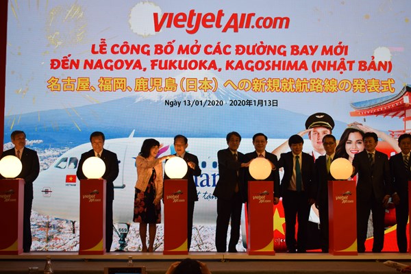 Vietjet mở thêm 5 đường bay mới Việt Nam - Nhật Bản - Anh 1