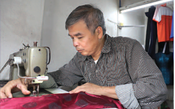 Đường may vỗ về áo ngũ thân trở lại - Anh 1
