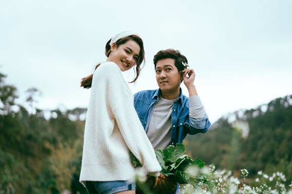Lần đầu Nhã Phương- Trường Giang thực hiện bộ ảnh ngọt ngào dịp lễ tình nhân - Anh 1