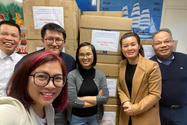 Thanh niên Sinh viên Việt Nam tại Cộng hòa Séc hỗ trợ nhân dân Vĩnh Phúc đẩy lùi dịch bệnh Covid-19 - Anh 2