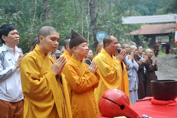 Yên Tử: Khởi công xây dựng lại phế tích Am Dược - Anh 2