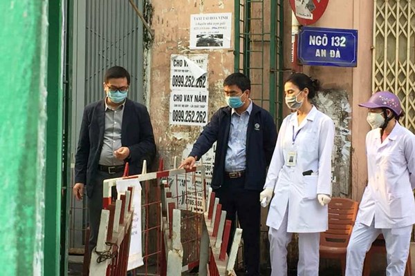 Hải Phòng:​​​​​​​ Kiểm soát dịch bệnh tại ngõ 132, đường An Đà, phường Đằng Giang, quận Ngô Quyền - Anh 1