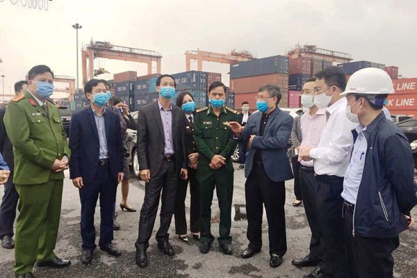 Hải Phòng:​​​​​​​ Phòng chống dịch Covid-19, đảm bảo an toàn khu vực cảng biển - Anh 1
