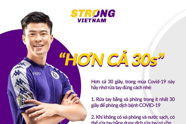 Dàn “sao” CLB Hà Nội tuyên truyền cách phòng chống Covid  -19 - Anh 2
