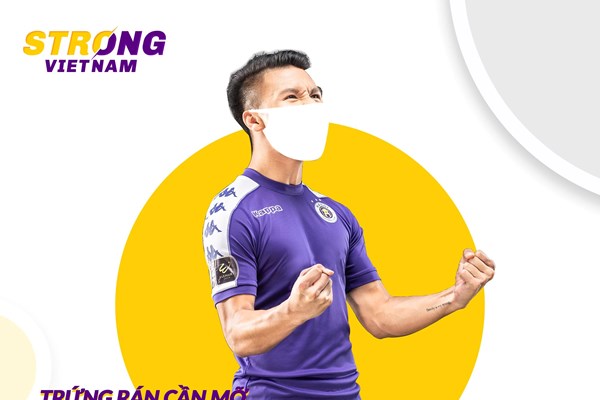 Dàn “sao” CLB Hà Nội tuyên truyền cách phòng chống Covid  -19 - Anh 1