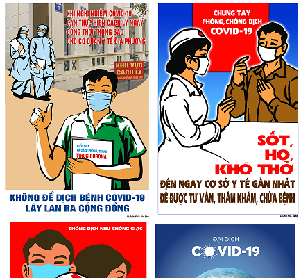 Bộ tranh cổ động “kỷ lục” về phòng chống dịch Covid-19 - Anh 2