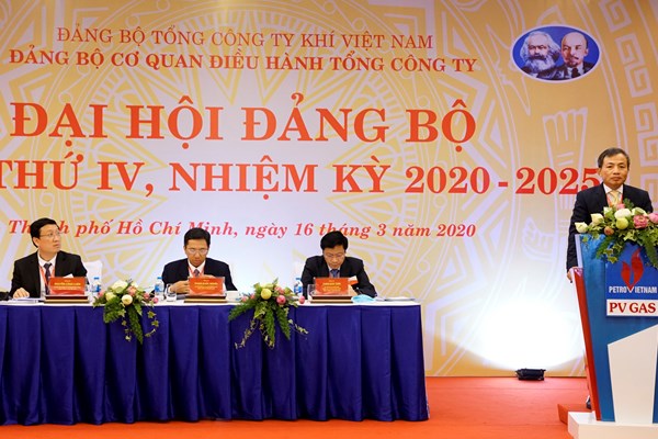 Đảng bộ Cơ quan Điều hành Tổng công ty là Tổ chức đảng trực thuộc Đảng bộ Tổng công ty Khí Việt Nam : Hoàn thành xuất sắc nhiệm vụ - Anh 3