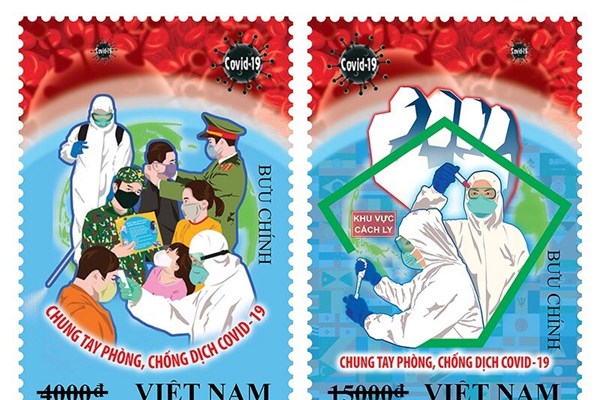 Phát hành bộ tem “Chung tay phòng, chống dịch Covid-19” - Anh 1