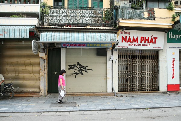 Những hình ảnh Hà Nội ngày đầu thực hiện “cách ly toàn xã hội” - Anh 10