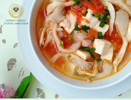 Đổi vị cuối tuần cùng món chay: Canh khuôn đậu tươi - Anh 1