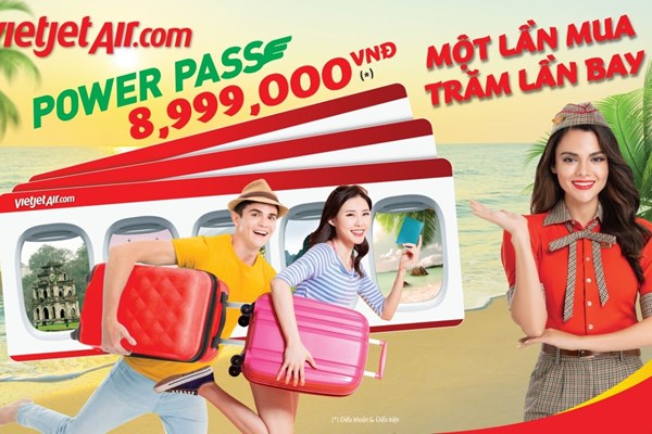 Ở nhà và gửi tặng người yêu thương “POWER PASS”, bay cả năm cùng Vietjet - Anh 1