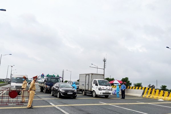 Hải Phòng: Tạm dừng các chốt kiểm soát phòng, chống dịch Covid-19 - Anh 1