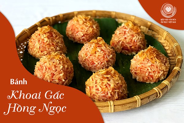 Bánh Khoai gấc hồng ngọc - Anh 3