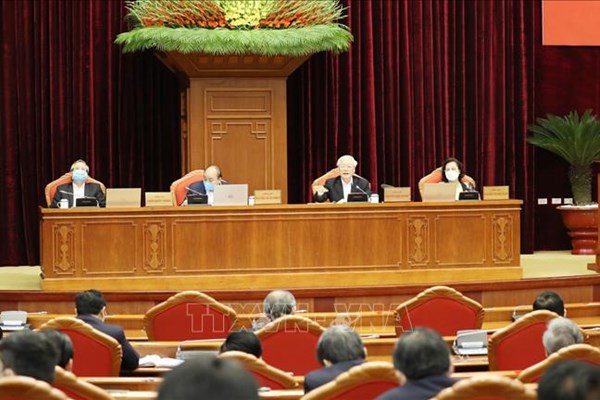 Tổng Bí thư, Chủ tịch nước chủ trì Hội nghị cán bộ toàn quốc của Đảng - Anh 1