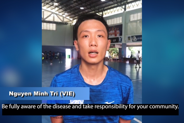 Nguyễn Minh Trí tham gia chiến dịch nâng cao nhận thức phòng chống Covid-19 của AFC - Anh 1