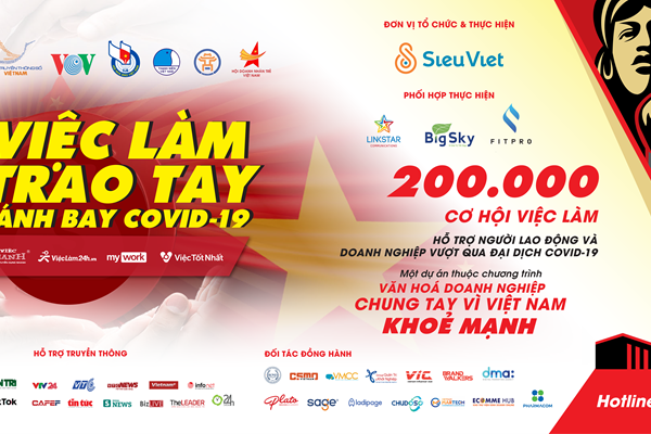 Việc làm trao tay, đánh bay Covid - Anh 1