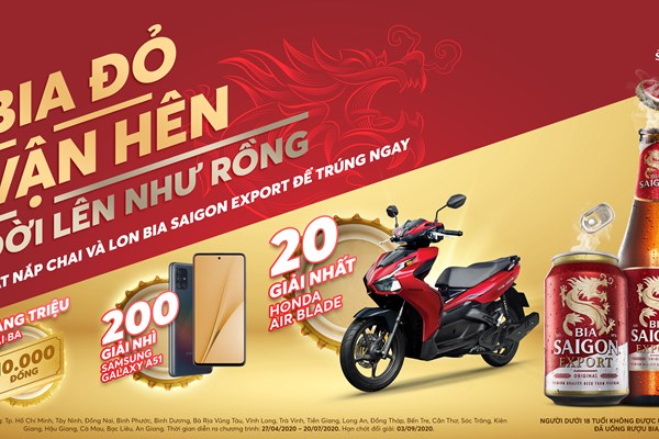 SABECO dành hơn 80 tỷ đồng làm quà tặng cho khách hàng bia Saigon Export - Anh 3