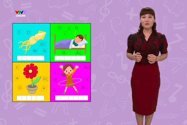 Dạy tiếng Việt trên VTV cho học sinh lớp 1 - Anh 1