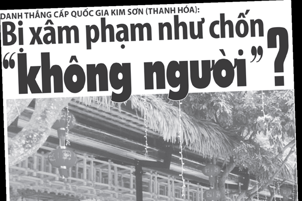 Chủ tịch UBND tỉnh Thanh Hóa chỉ đạo: Xử lý nghiêm vụ danh thắng quốc gia bị xâm phạm như “chốn không người” - Anh 1