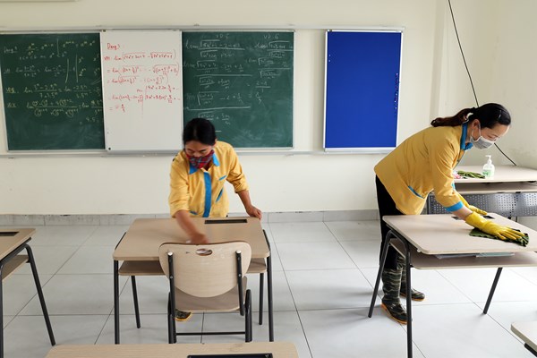 Hà Nội: Các trường học sẵn sàng đón học sinh quay trở lại - Anh 5