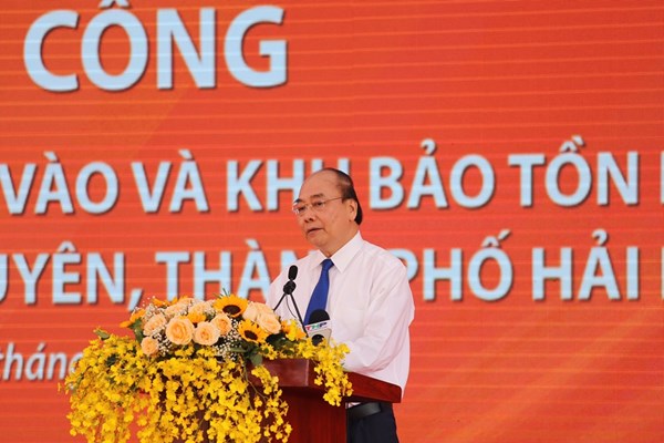 Thủ tướng dự lễ khởi công Dự án bảo tồn bãi cọc Bạch Đằng - Anh 2
