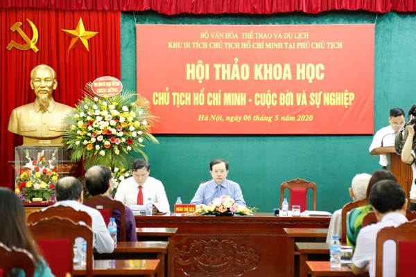 Hội thảo khoa học “Chủ tịch Hồ Chí Minh- Cuộc đời và sự nghiệp”:Thể phách đã mất mà tinh anh muôn thủa vẫn còn - Anh 3