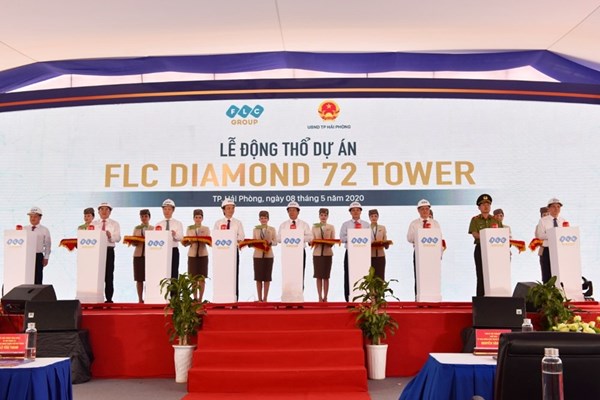 Hải Phòng: Động thổ Dự án FLC Diamond 72 Tower tại số 4 Trần Phú - Anh 1