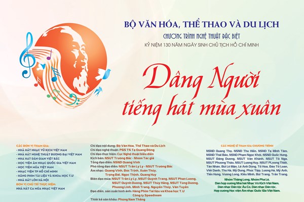 Chương trình nghệ thuật đặc biệt “Dâng Người tiếng hát mùa Xuân”: Luôn vẹn cảm xúc mỗi khi hát về Người - Anh 1