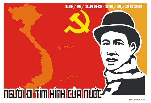 Bộ VHTTDL trao giải sáng tác tranh cổ động về Bác Hồ tại Nghệ An - Anh 6