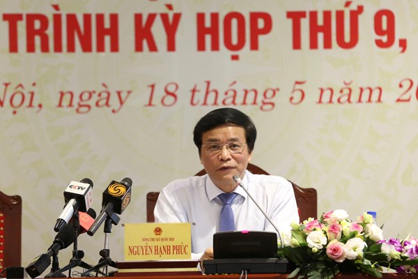 Quốc hội sẽ không tiến hành chất vấn và trả lời chất vấn tại kỳ họp thứ 9 - Anh 1
