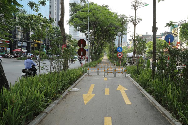 Hà Nội: Mương bẩn “biến hình” thành đường đi bộ rợp bóng mát - Anh 3