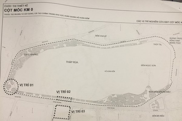 Cuộc thi thiết kế cột mốc Km0 tại Hồ Hoàn Kiếm: Giải “bài toán” thêm vào hay dựa cái đã có... - Anh 3