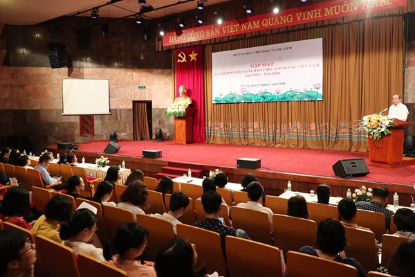 Mong muốn báo chí đồng hành cùng ngành VHTTDL phục vụ nhân dân - Anh 3