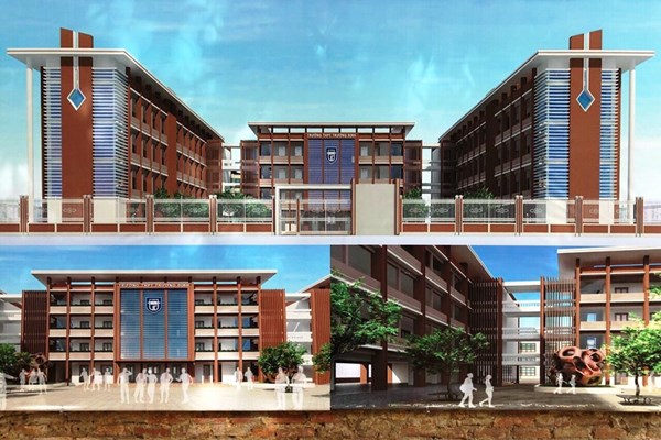 Trường THPT sắp đổ đã được khởi công xây dựng lại - Anh 2