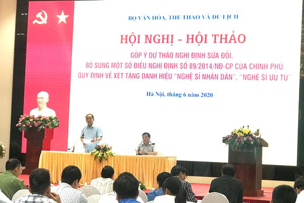 Sẽ thu hồi danh hiệu NSND, NSƯT nếu... - Anh 1