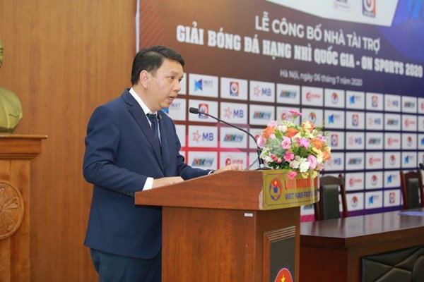 Giải bóng đá hạng Nhì quốc gia 2020 có nhà tài trợ mới - Anh 1
